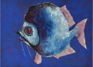 <b>Shuvaprasanna Bhattacharya </b><br> Untitled <br> Acrylic and Charcoal on Board <br> 4.5 x 6 Inches <br>Unknown