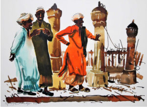 <b>Sanjay Bhattacharya </b><br> Untitled <br> Watercolour on Paper <br> 22 x 30 Inches <br>2017