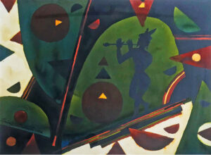 <b>Sanjay Bhattacharya </b><br> Untitled <br> Watercolour on Paper <br> 40 x 30 Inches <br>2016