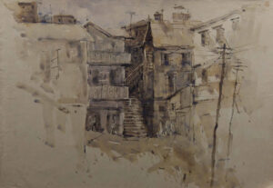 <b>Alay Kumar Ghoshal</b><br> Untitled <br> Watercolour on Paper <br> 21.2 x 30 Inches <br>1983
