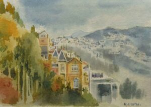 <b>Krishnendu Chaki </b><br> Untitled <br> Watercolour on Handmade Paper <br> 11 x 15 Inches <br> 2020