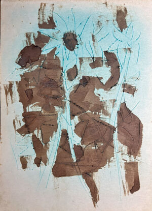 <b>Reba Hore/b><br>Untitled<br>Ink and Pastel on Paper<br>14.5 x 10.5 Inches<br>Unknown