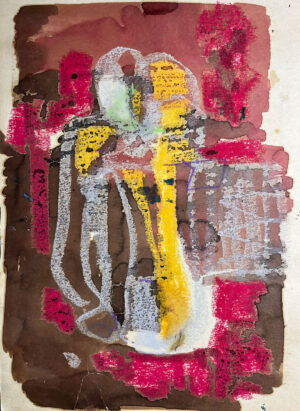 <b>Reba Hore/b><br>Untitled<br>Ink and Pastel on Paper<br>14.5 x 10.5 Inches<br>Unknown