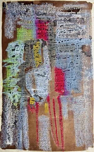 <b>Reba Hore/b><br>Untitled<br>Ink and Pastel on Paper<br>14.5 x 10.5 Inches<br>Unknown