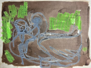 <b>Reba Hore/b><br>Untitled<br>Ink and Pastel on Paper<br>10.5 x 14.5 Inches<br>Unknown