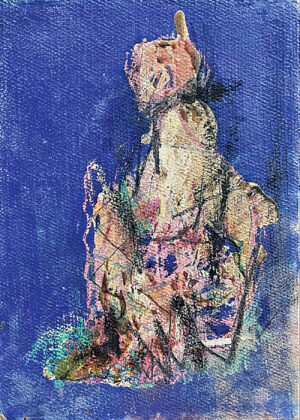 <b>Reba Hore/b><br>Untitled<br>Oxide on Paper<br>17.5 x 13 Inches<br>Unknown