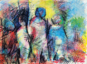 <b>Reba Hore/b><br>Untitled<br>Pastel on Paper<br>10.5 x 14.5 Inches<br>2000