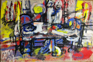 <b>Reba Hore/b><br>Untitled<br>Pigment on Board<br>14 x 21 Inches<br>1998