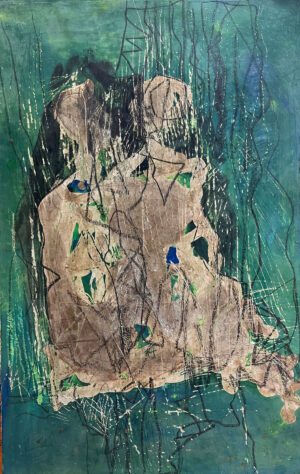 <b>Reba Hore/b><br>Untitled<br>Pigment on Paper<br>30.5 x 20 Inches<br>Unknown