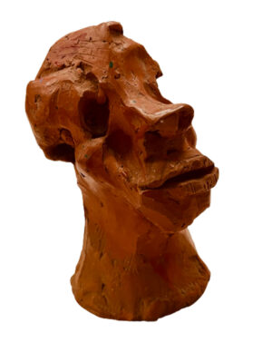 <b>Reba Hore/b><br>Face-II<br>Teracotta<br> 6 x 3.5 x 4 Inches<br>Unknown