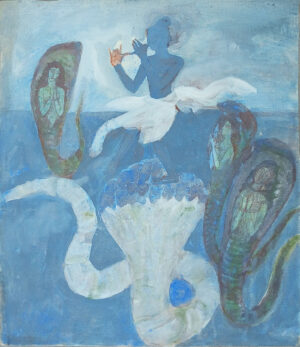 <b>Arup Das </b><br>Untitled<br>Oil on Canvas <br> 28.5 x 24.5 Inches<br>Unknown