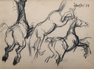 <b>Arup Das </b><br>Untitled<br>Pencil on Paper <br> 10 x 13.5 Inches<br>1984