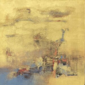 <b>Mukhtar Ahmed Sardar </b><br>Untitled<br>Acrylic on Canvas <br> 24 x 24  Inches<br>Unknown