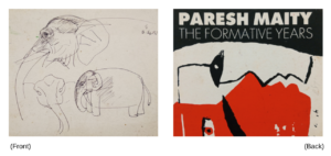 <b> Somnath Hore </b><br>Untitled <br>Pen on Paper <br> 6.5 x 8 Inches<br>Unknown