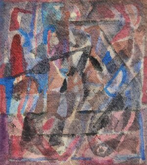 <b>Achuthan Kundallur</b><br>Untitled<br>Watercolour on Paper <br> 10.5 x 9.5 Inches<br>Unknown