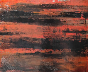 <b>Upasana Asrani</b><br>Beyond Borders<br>Mixed Media on Paper <br> 48 x 60 Inches<br>2022