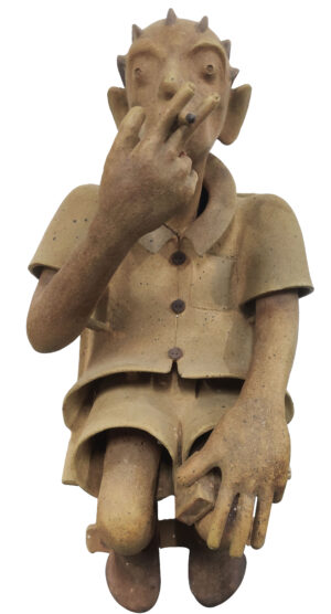 <b>G.Reghu </b><br>Untitled<br>Ceramic <br> 22 x 14 x 20 Inches<br>2024