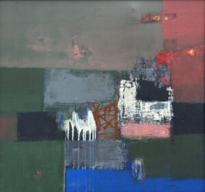 <b>Mukhtar Ahmad Sardar </b><br>Untitled<br>Acrylic on Canvas <br> 36 x 36  Inches<br>Unknown