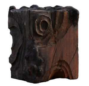 <b>Reha Salvi </b><br>Consume II <br>Ebonised Solid Neem Wood <br> 4.5 x 5.5 x 6.5  Inches<br>2025