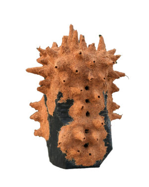 <b>Reha Salvi </b><br>Consume III <br>Charre Solid Neem Wood <br> 4.5 x 5.5 x 6.5  Inches<br>2025