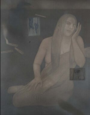 <b>Chandra Bhattacharjee </b><br>Untitled - III<br>Acrylic on Canvas <br> 84 x 60 Inches<br>Unknown