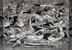 <b>Samir Aich</b><br>Untitled<br>Mixed Media on Paper <br> 8 x 11.8 Inches<br>2019