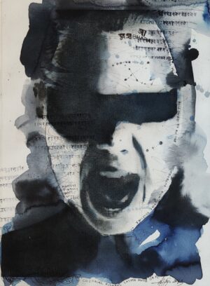 <b>Aditya Basak</b><br>Untitled<br>Watercolor on Paper <br> 11 x 8.5 <br>2019