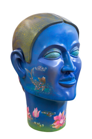 <b>Shampa Sircar Das</b><br>Jal Series<br>Acrylic and Ink on Fibreglass<br>23 x 17 x 18 Inches<br>2023