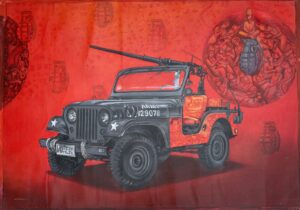 <b>Samir Sarkar</b><br>Untitled<br>Acrylic on Canvas<br>60 x 42 Inches<br>Unknown