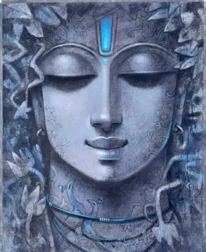 <b>Subrata Das</b><br>Untitled<br>Acrylic on Canvas<br>30 x 24 Inches<br>Unknown