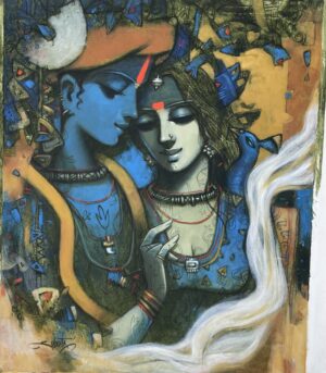 <b>Subrata Das</b><br>Untitled<br>Acrylic on Canvas<br>30 x 36 Inches<br>Unknown