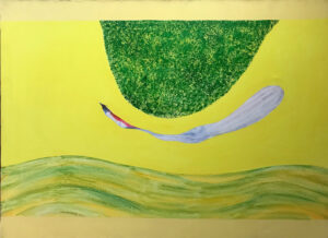 <b>J.Swaminathan</b><br>Untitled<br>Oil on Canvas<br>33 x 44 Inches<br>1980