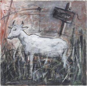 <b>Jagannath Panda</b><br>Untitled<br>Acrylic on Paper<br>11 x 8.25 Inches<br>1996