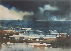 <b>Paresh Maity</b><br>Untitled<br> Watercolour on Paper<br> 22 x 30 Inches<br>1993