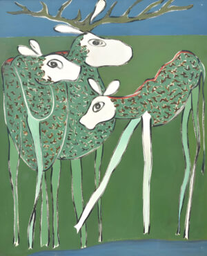 <b>Kartick Chandra Pyne</b><br> Untitled <br> Acrylic on Canvas <br> 44 x 35 Inches <br>Unknown