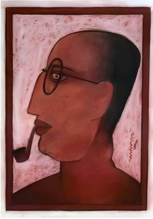 <b>Lalu Prasad Shaw</b><br> Untitled <br> Crayon on Board <br> 20 x 15 Inches <br>2022