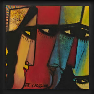 <b>Paresh Maity </b><br> Untitled <br> Oil and Acrylic on Canvas<br> 20 x 20 Inches <br>2008