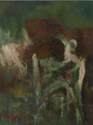 <b>Paritosh Sen </b><br> Untitled <br> Oil on Board <br> 36 x 48 Inches <br>Unknown