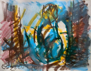 <b>Reba Hore</b><br> Untitled <br> Pastel on Paper <br> 12.5 x 9 Inches <br> Unknown