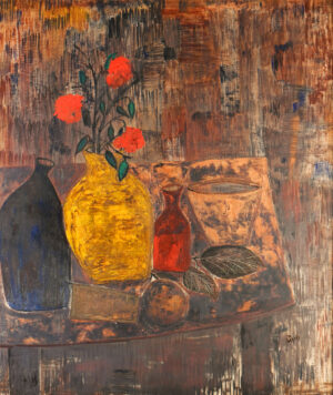 <b>Mona Bendre </b><br>Untitled <br>Oil on Canvas <br> 36 x 31 Inches<br>Unknown