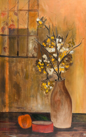 <b>Mona Bendre </b><br>Untitled <br>Oil on Canvas <br> 40 x 25 Inches<br>Unknown