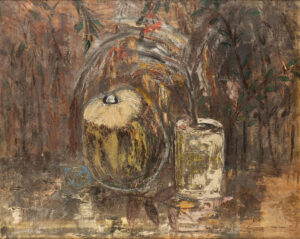 <b>Mona Bendre </b><br> Still Life <br>Oil on Canvas <br> 24 x 30 Inches<br>Unknown
