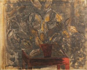 <b>Mona Bendre </b><br> Untitled <br>Oil on Canvas <br> 30 x 24 Inches<br> 1968