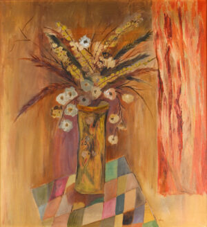 <b>Mona Bendre </b><br>Untitled <br>Oil on Canvas <br> 34 x 31 Inches<br>Unknown