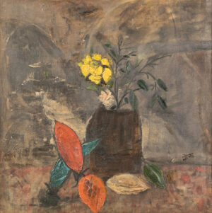 <b>Mona Bendre </b><br>Untitled <br>Oil on Canvas <br> 24 x 24 Inches<br>Unknown