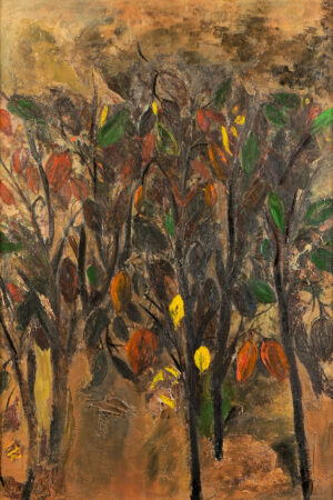 <b>Mona Bendre </b><br> Untitled <br>Oil on Canvas <br> 30 x 20 Inches<br> Unknown