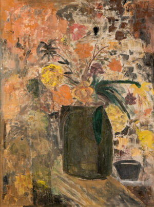 <b>Mona Bendre </b><br> Untitled <br>Oil on Canvas <br> 30 x 24 Inches<br> Unknown