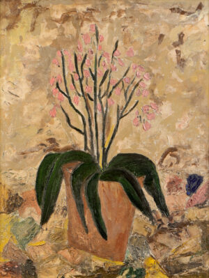 <b>Mona Bendre </b><br> Untitled <br>Oil on Canvas <br> 24 x 18 Inches<br> 1969