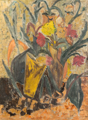 <b>Mona Bendre </b><br> Untitled <br>Oil on Canvas <br> 30 x 22 Inches<br> Unknown