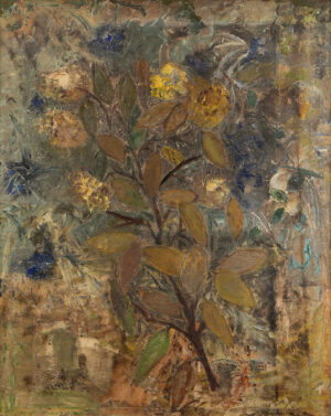 <b>Mona Bendre </b><br> Untitled <br>Oil on Canvas <br> 30 x 24 Inches<br> Unknown